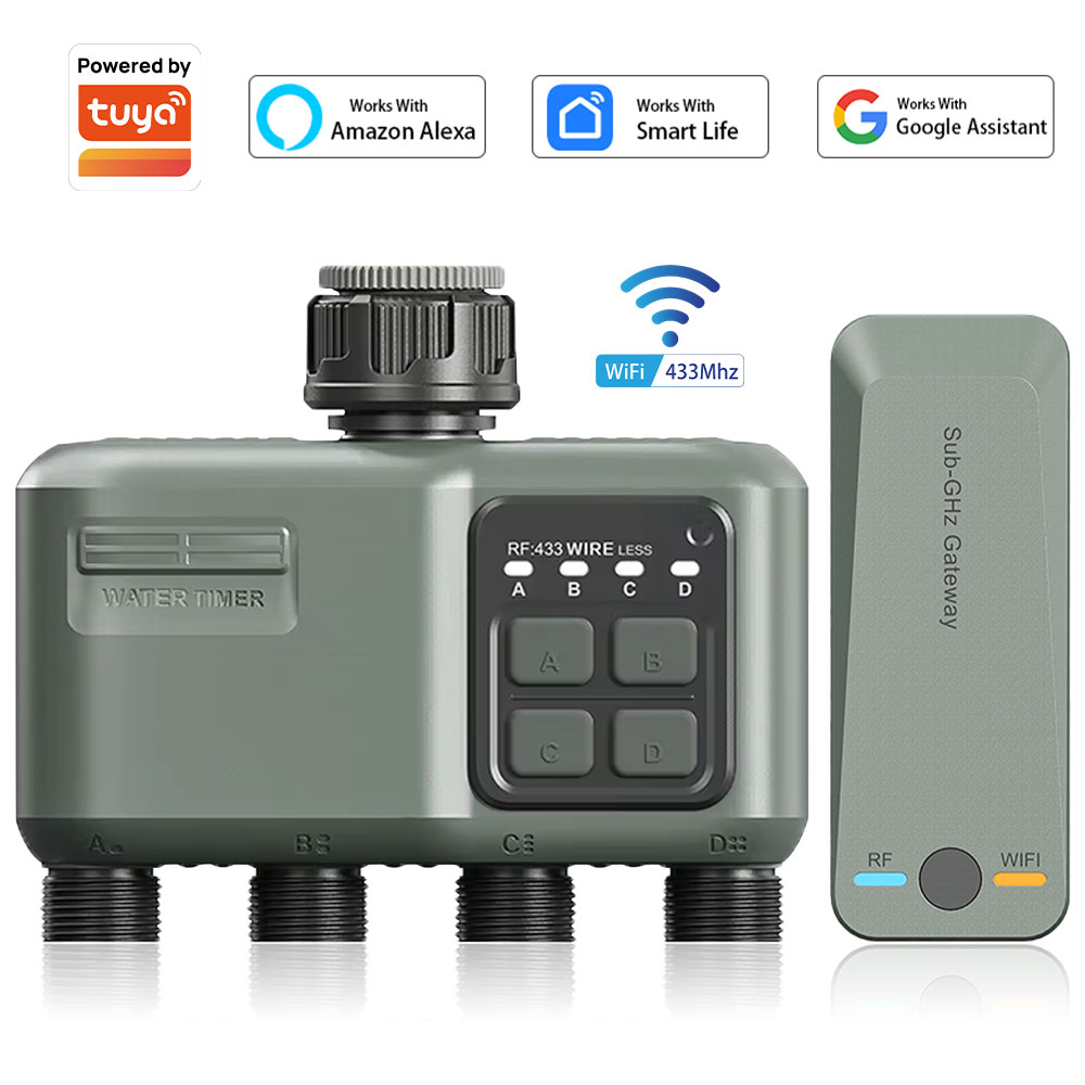 Smart Garden Auk - Timer Digitale Programmabile a 4 Uscite