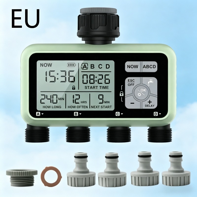 Smart Garden Auk - Timer Digitale per Irrigazione Giardino con
