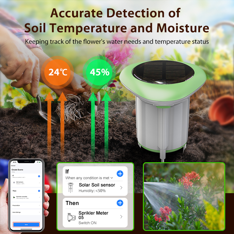 Sensore del Suolo Solare Tuya  - Smart Garden Moisture Sensor recensione e prezzo