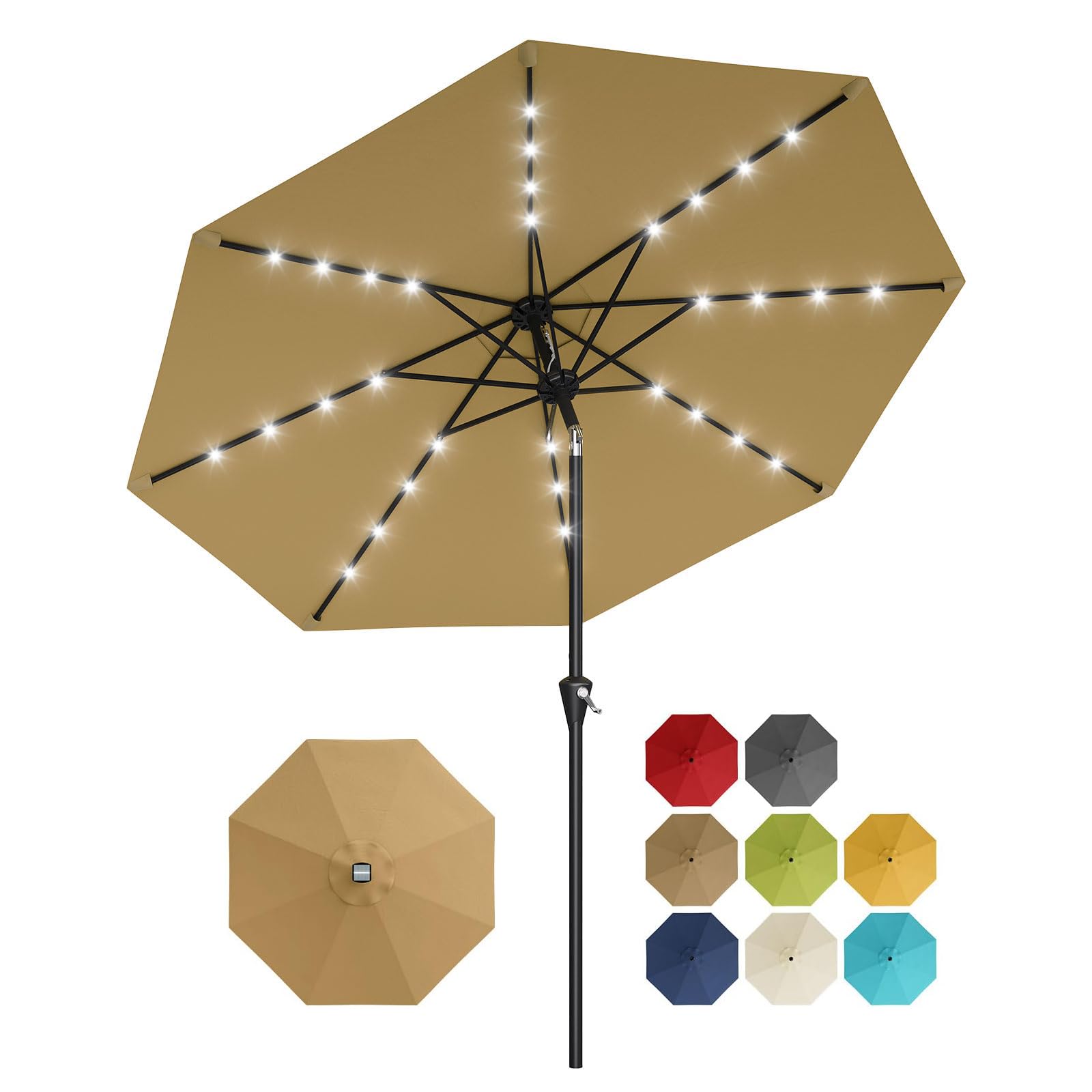 Ombrellone da patio a energia  - Smart Garden Umbrella recensione e prezzo