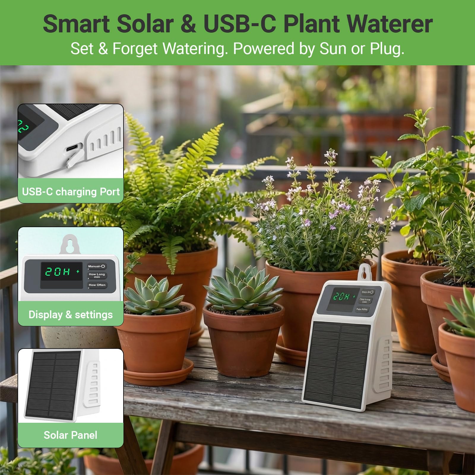 Sistema di irrigazione solare  - Smart Garden Auk recensione e prezzo