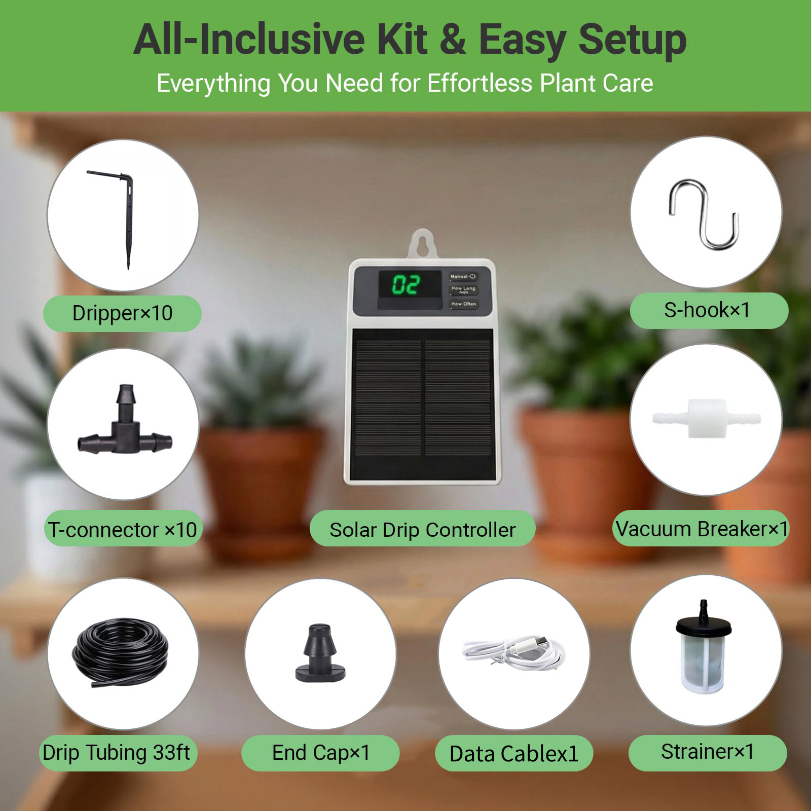 Sistema di irrigazione solare  - Smart Garden Auk recensione e prezzo