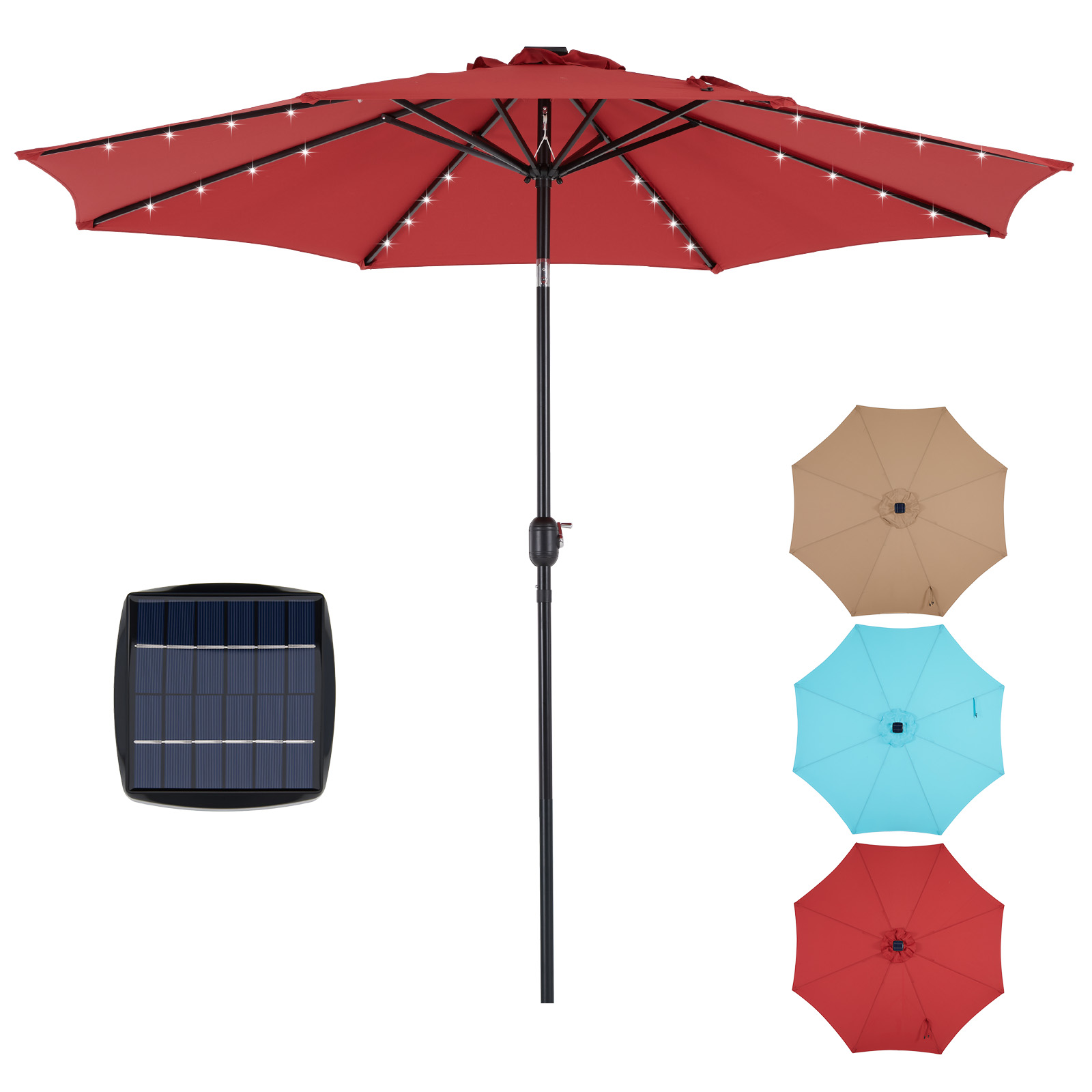 Ombrellone da giardino solare  - Smart Garden Umbrella recensione e prezzo